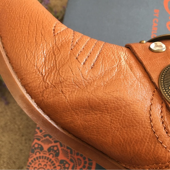Carlos by Carlos Santana Marlene Western Leather Boot Cognac - Picture 13 of 15